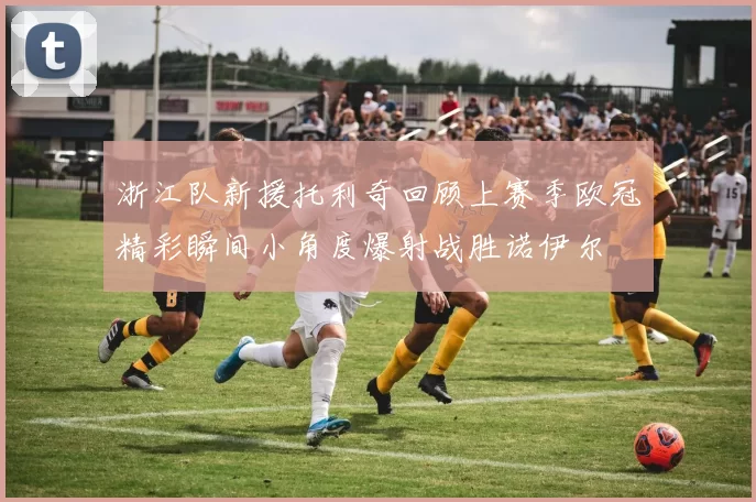 浙江队新援托利奇回顾上赛季欧冠精彩瞬间小角度爆射战胜诺伊尔